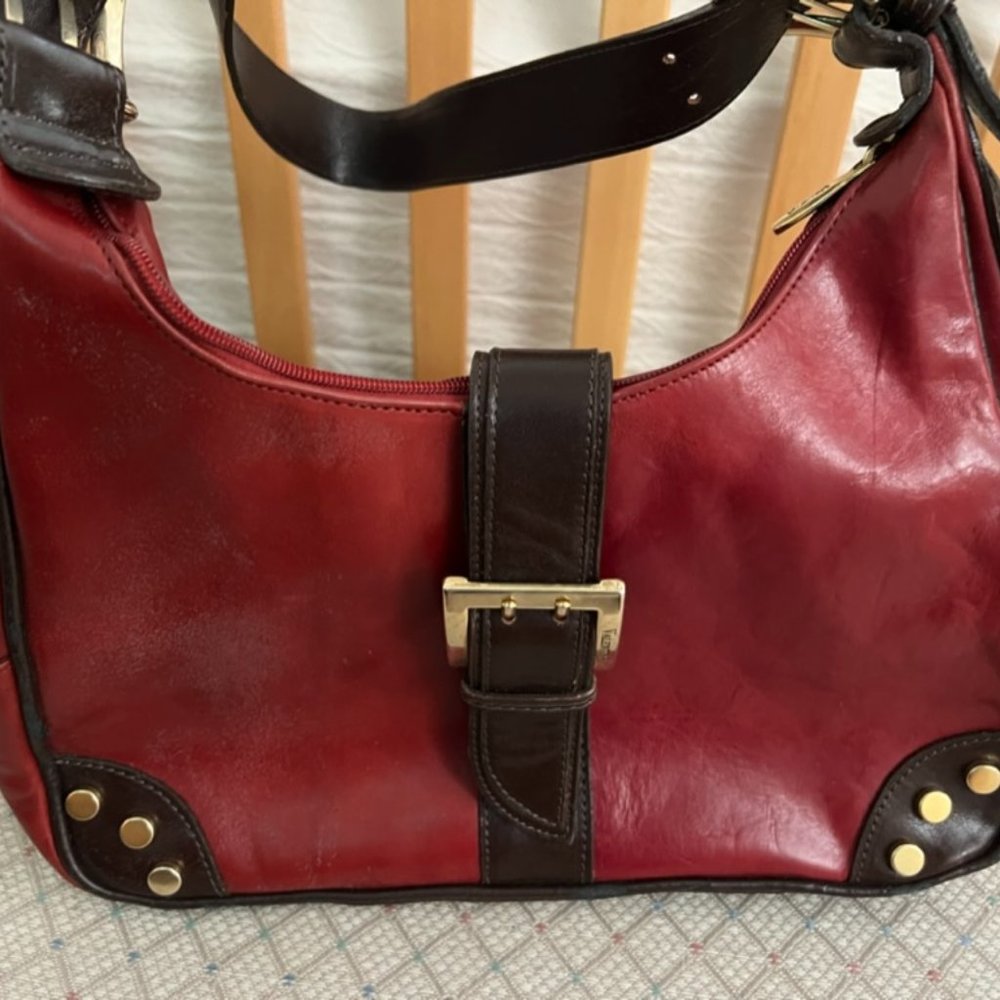 Valentina Dark Red Handbag